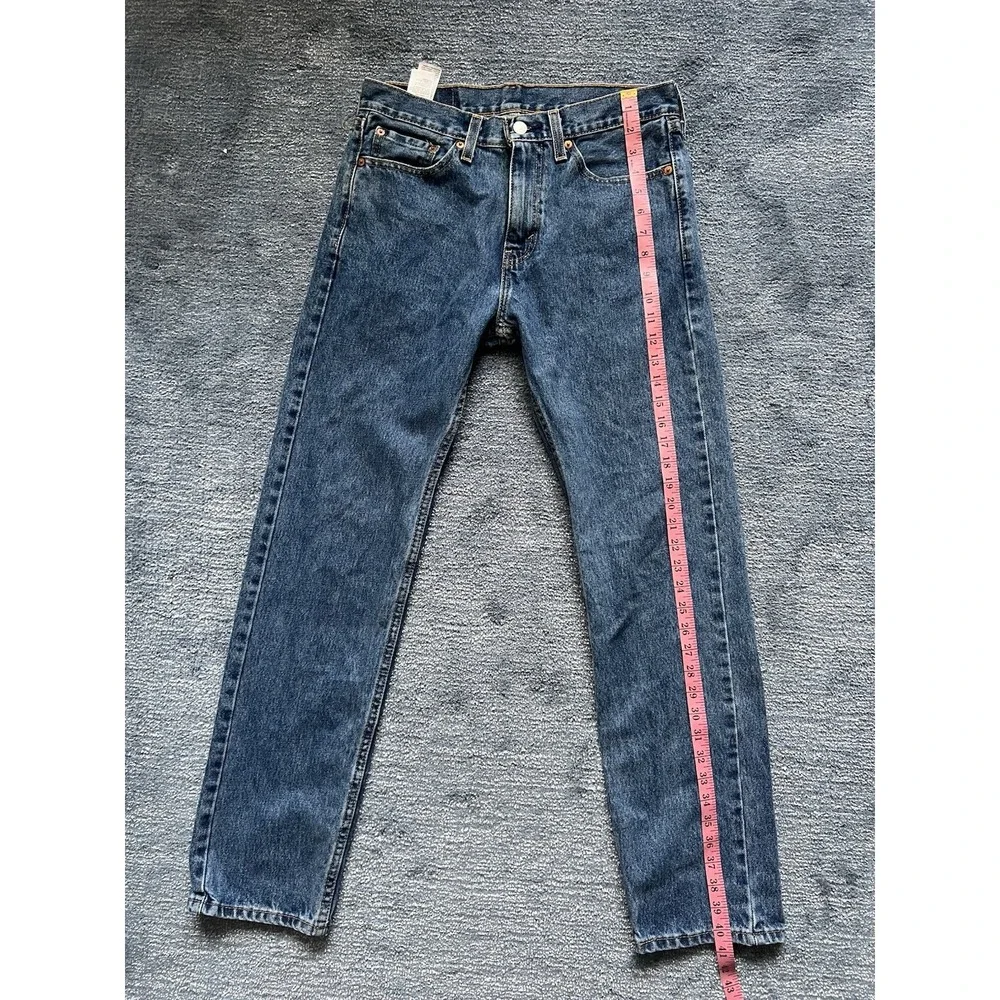 Levi's 505 Regular Fit Men's Jeans 30x32‎ Zip Fly Dark Wash Classic Straight Leg